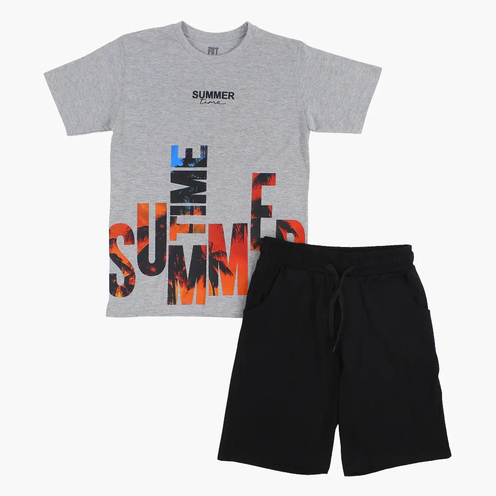 Boys Pajama Set – Summer Time Print