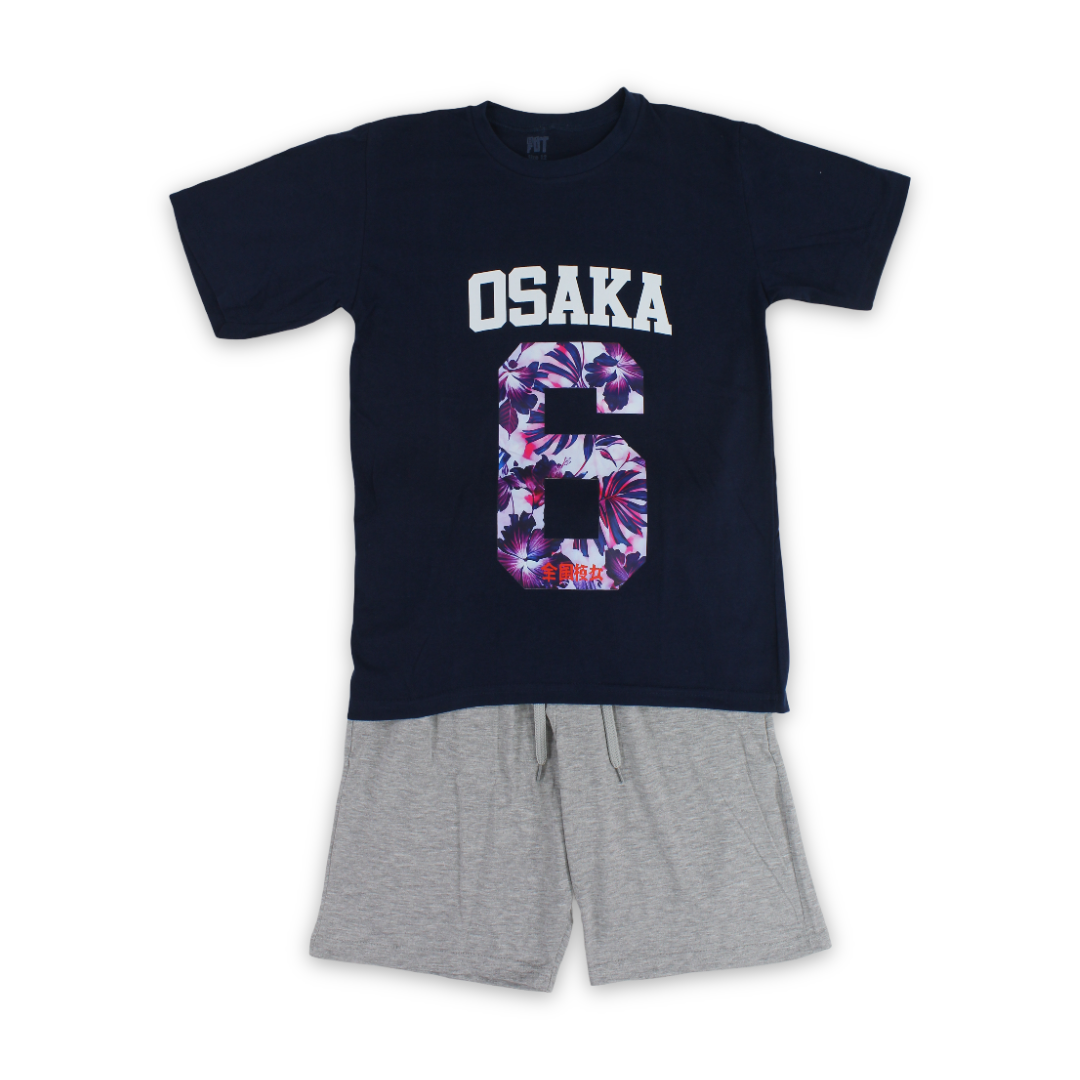 Boys Cotton Pajama – "Osaka" Print - Clothing - Papillion
