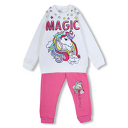 Girls Cotton Pajama Set – Magical Unicorn Design
