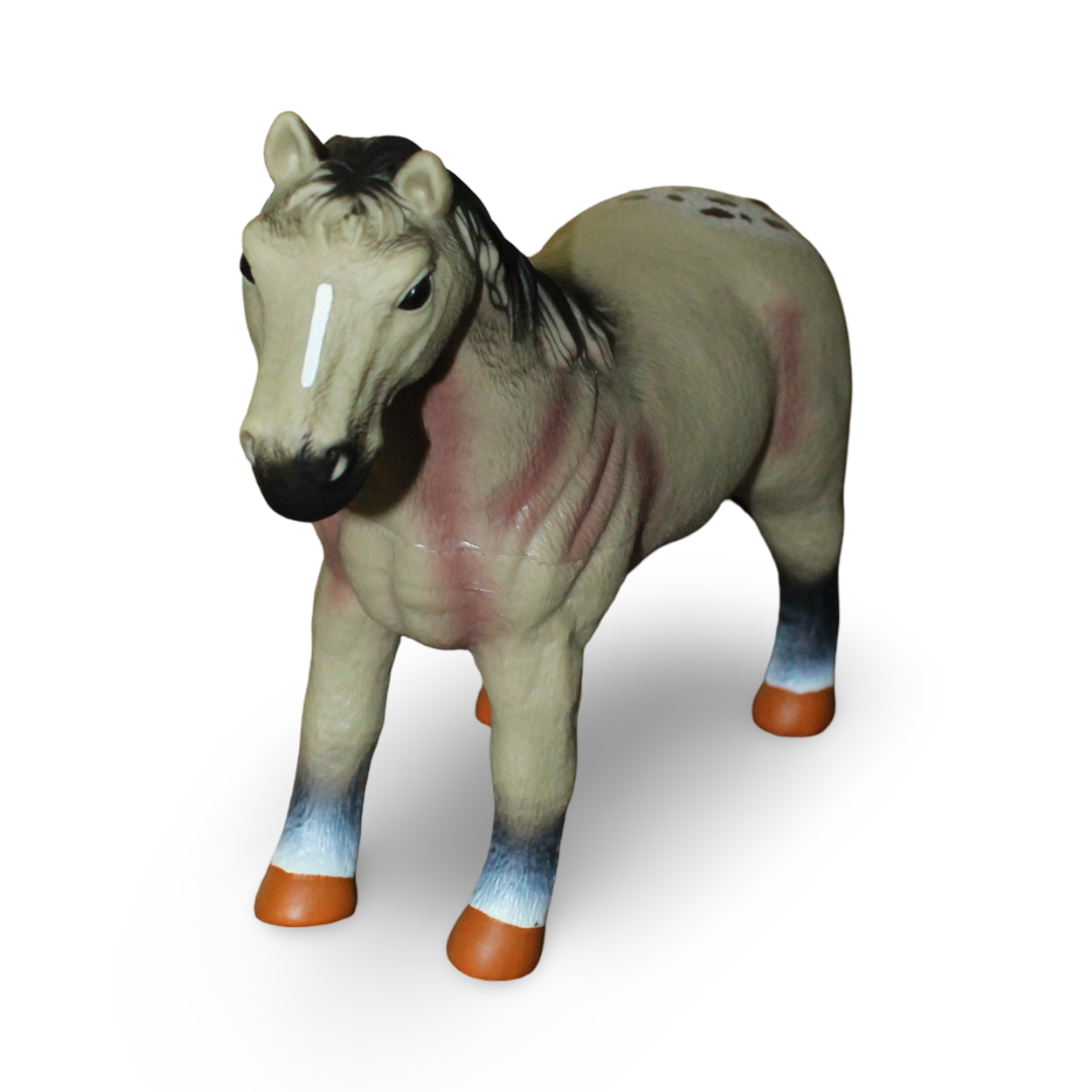 Soft Horse Toy with 4 Melodies – Cream Horse - Toys - CollectA