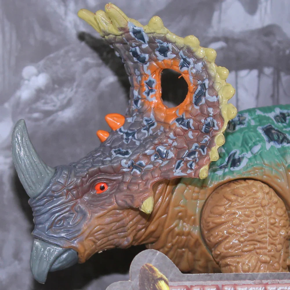 Dinosaur Model – Triceratops Figurine (Light & Sound)