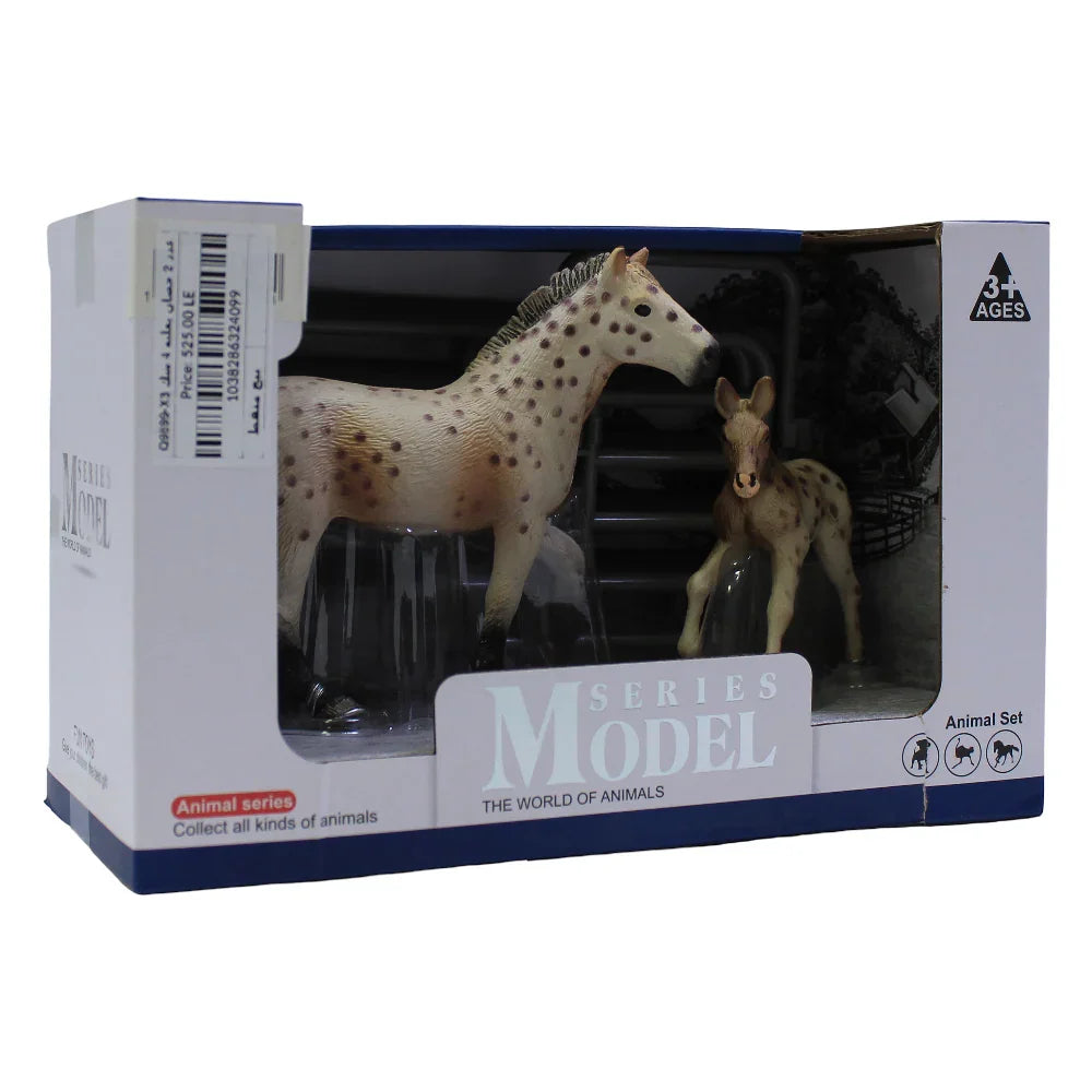 The World of Animals Model Series – 2 Horses Figurines