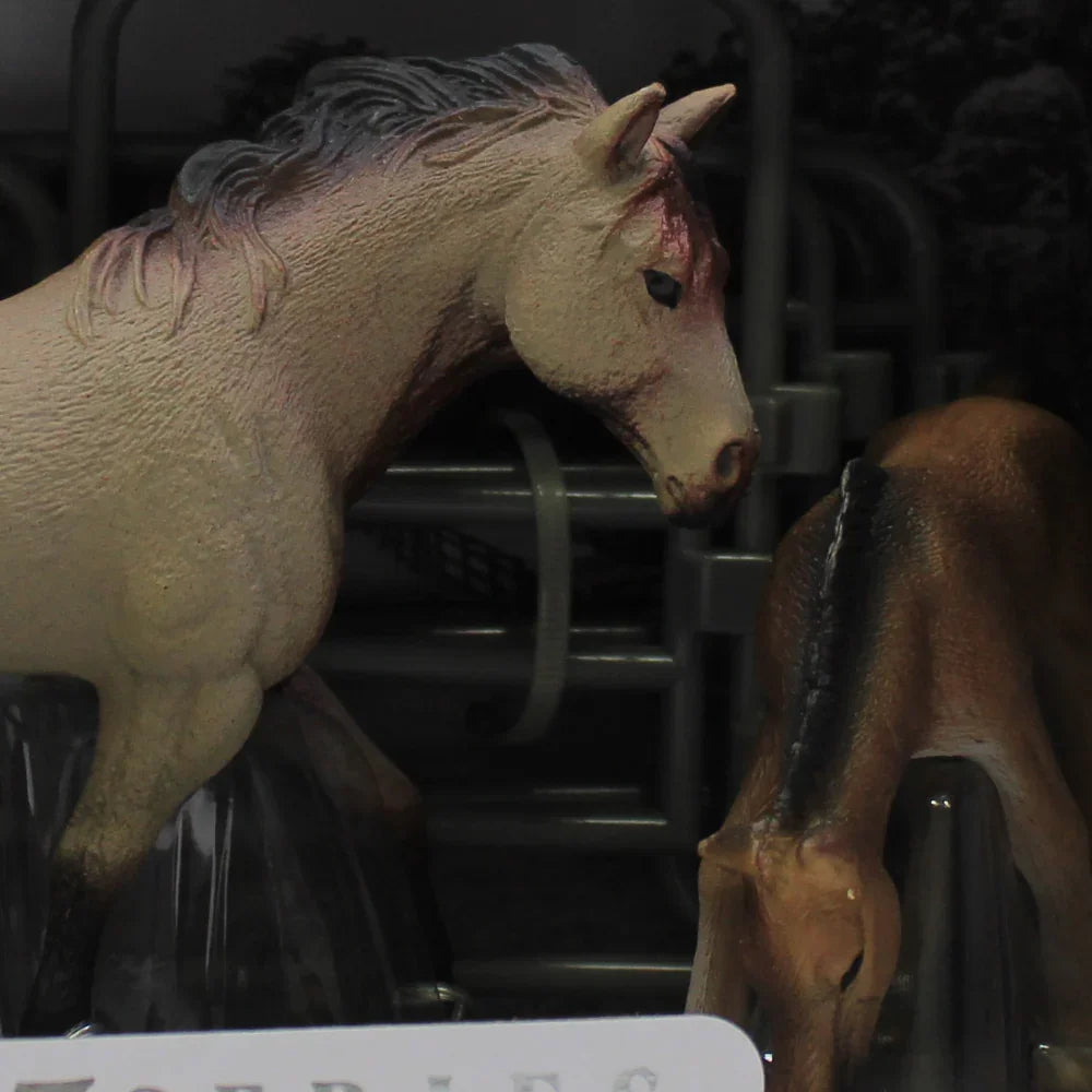 The World of Animals Model Series – 2 Horses Figurines