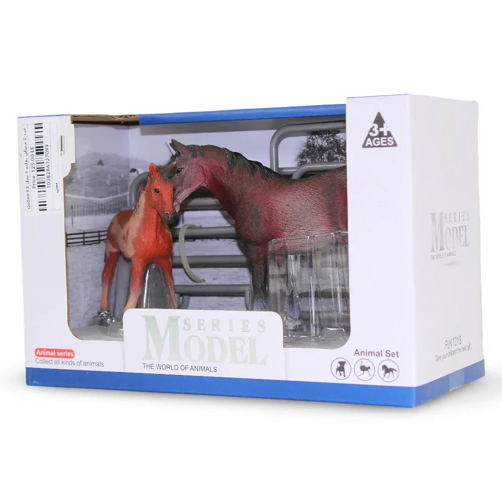 Animal Series Model – 2 Horses Figurines