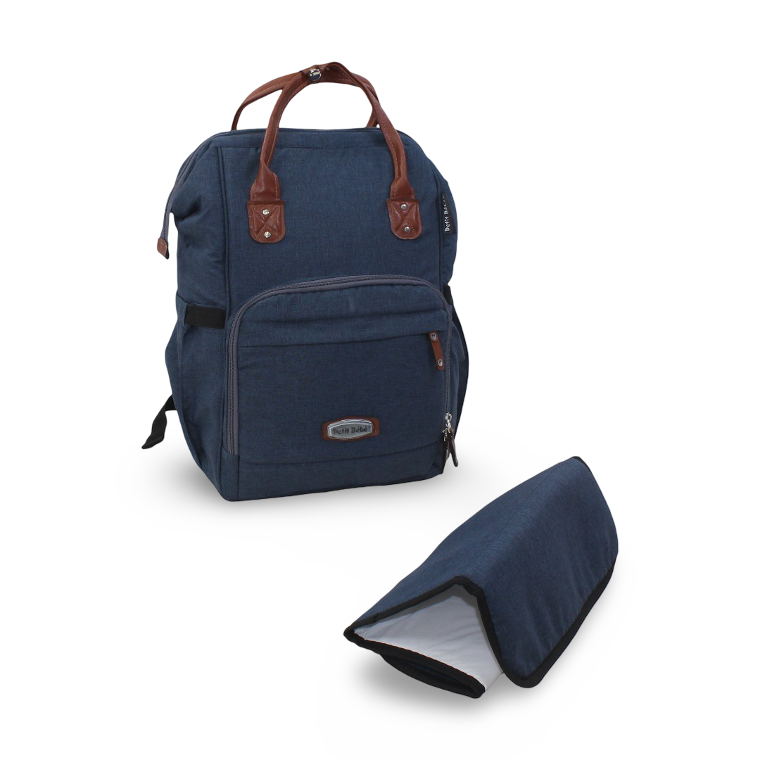 Petit Bebe Premium Max Diaper Bag – Dark Blue - Baby Essentials