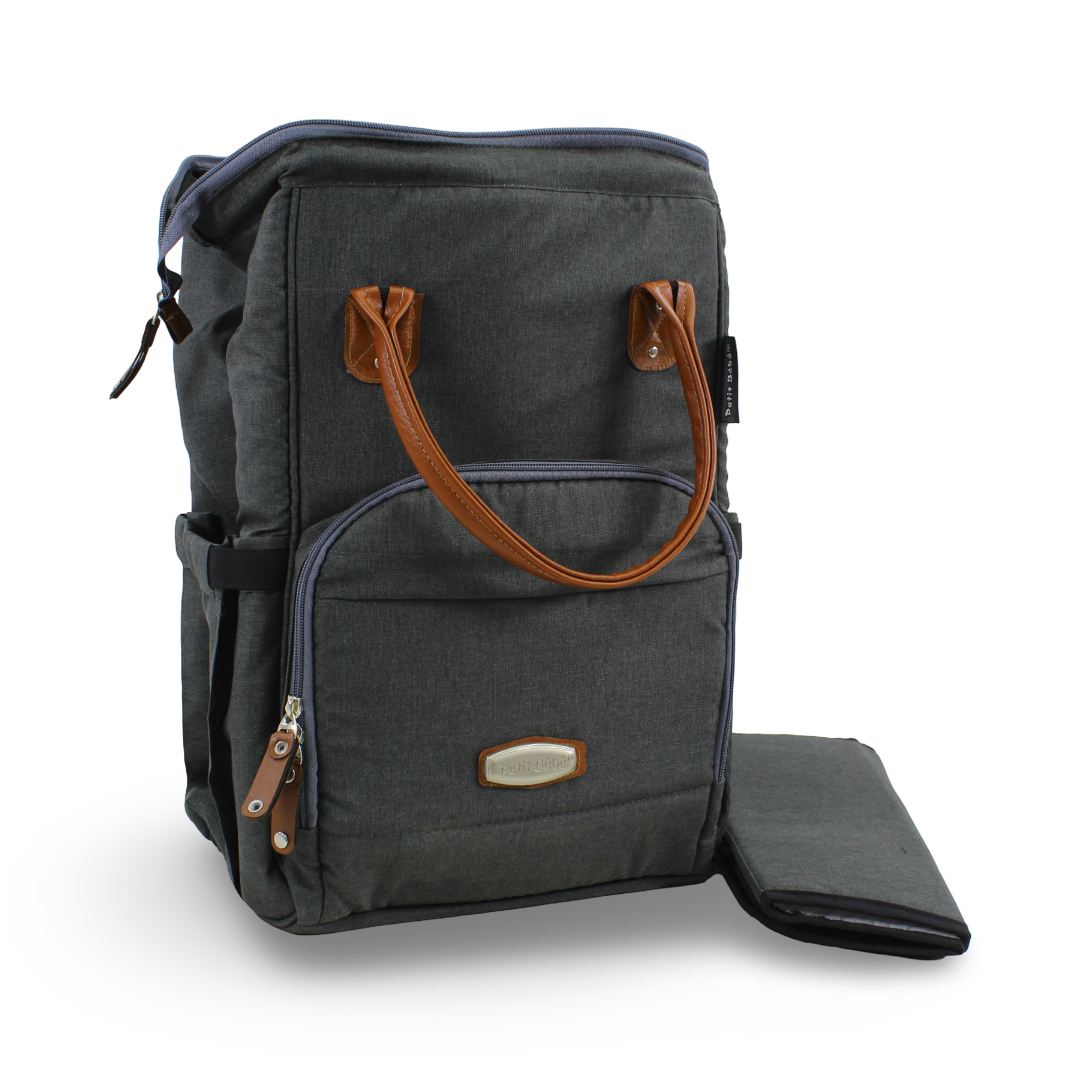 Petit Bebe Premium Max Diaper Bag – Black - Baby Essentials