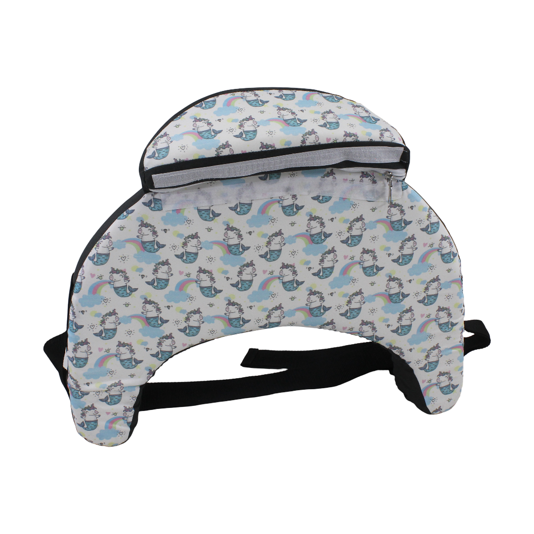 Cotton Nursing Pillow – Unicorn Design - Baby Essentials - Petit Bebe