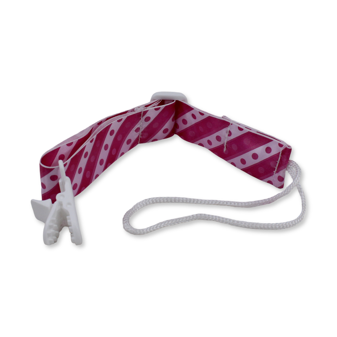 Cotton Soother Clip – Polka Dot Design