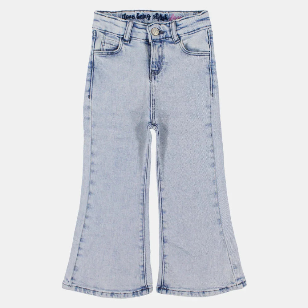 Girls Stretch Denim Jeans – Mid Rise