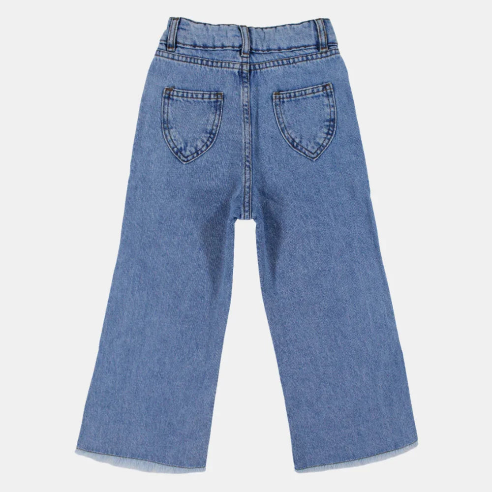 Girls Ripped Jeans – Mid-Rise