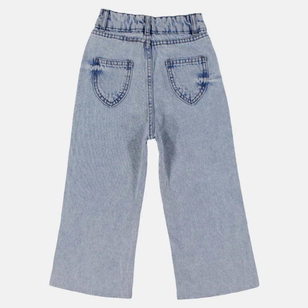 Girls Ripped Jeans – Mid-Rise
