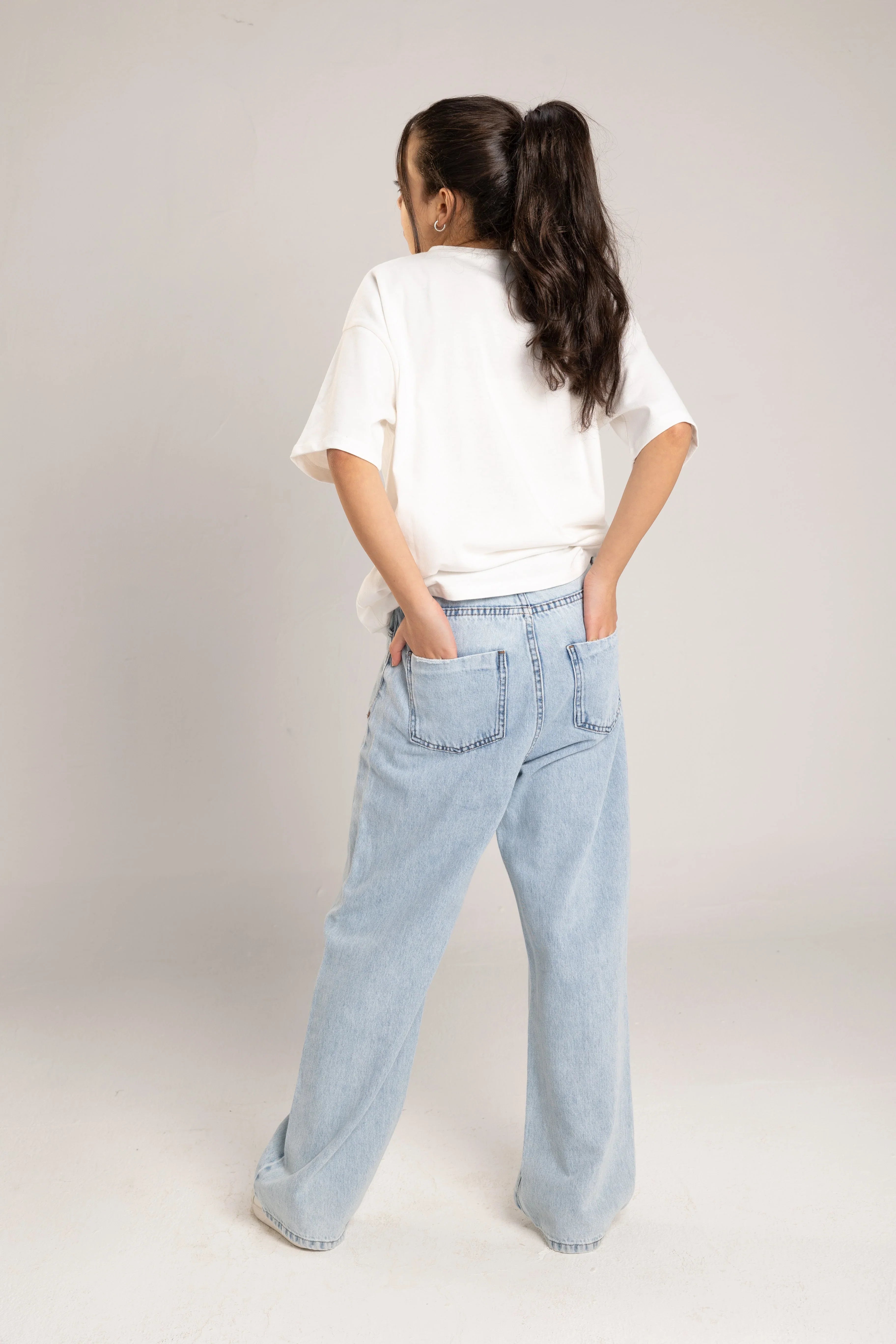 Ripped Wide-Leg Jeans