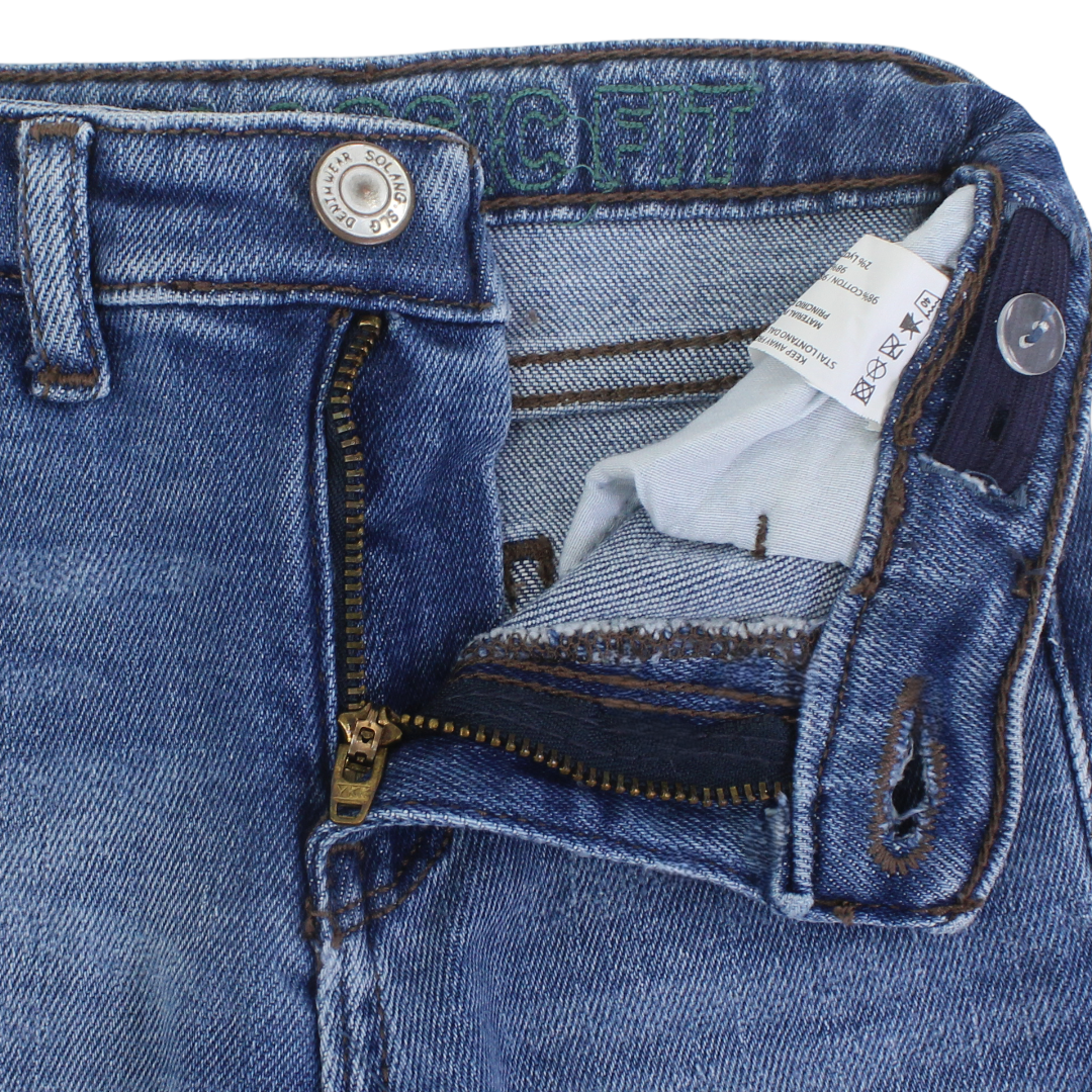 Baby Boys Denim Pants – Blue