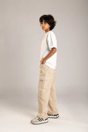 Gabardine Cargo Pants