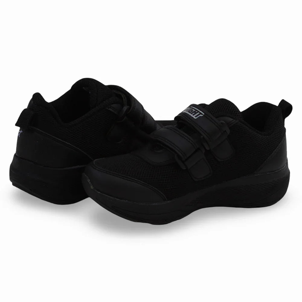 Unisex Leather Sneakers - Black