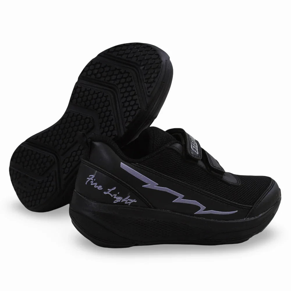 Unisex Leather Sneakers - Black