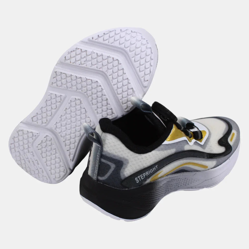 Unisex Kids Leather Sneakers – Multicolor