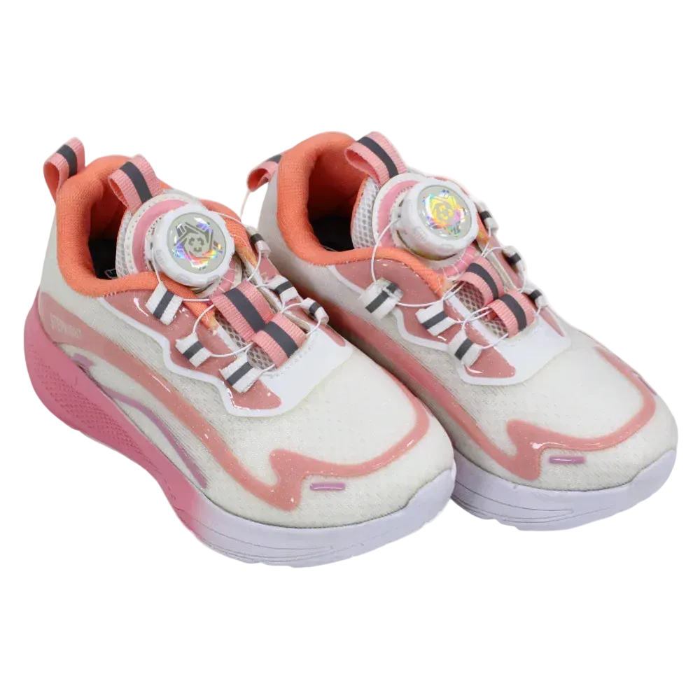 Unisex Kids Leather Sneakers – Multicolor