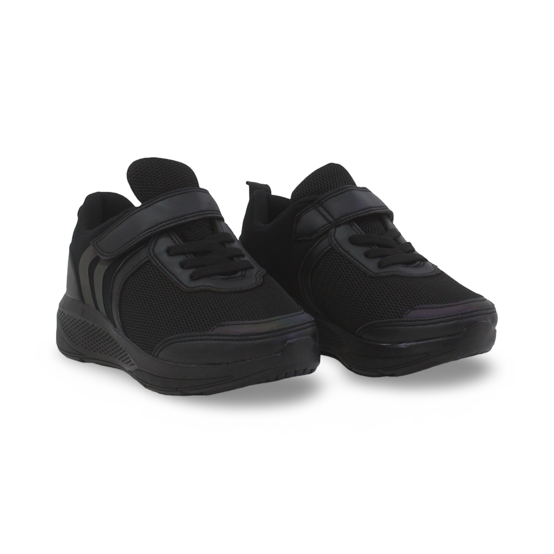 Unisex Kids Sneakers – Black - Clothing - step right