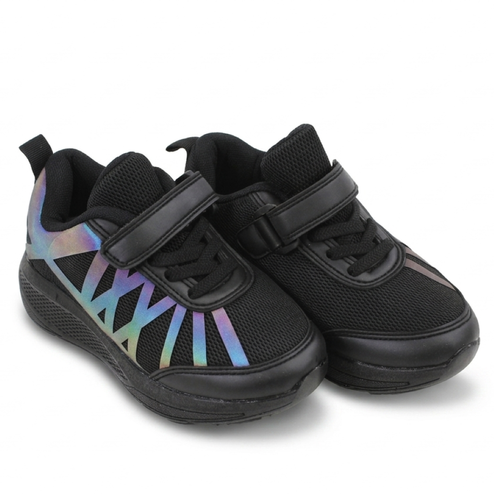Unisex Kids Sneakers – Black - Clothing - step right