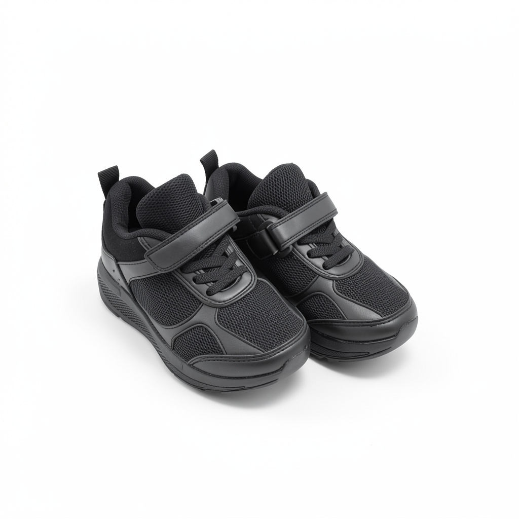 Unisex Kids Sneakers – Black - Clothing - step right