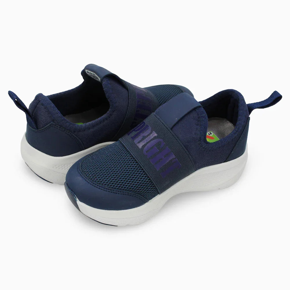 Unisex Leather Shoes – Navy Blue