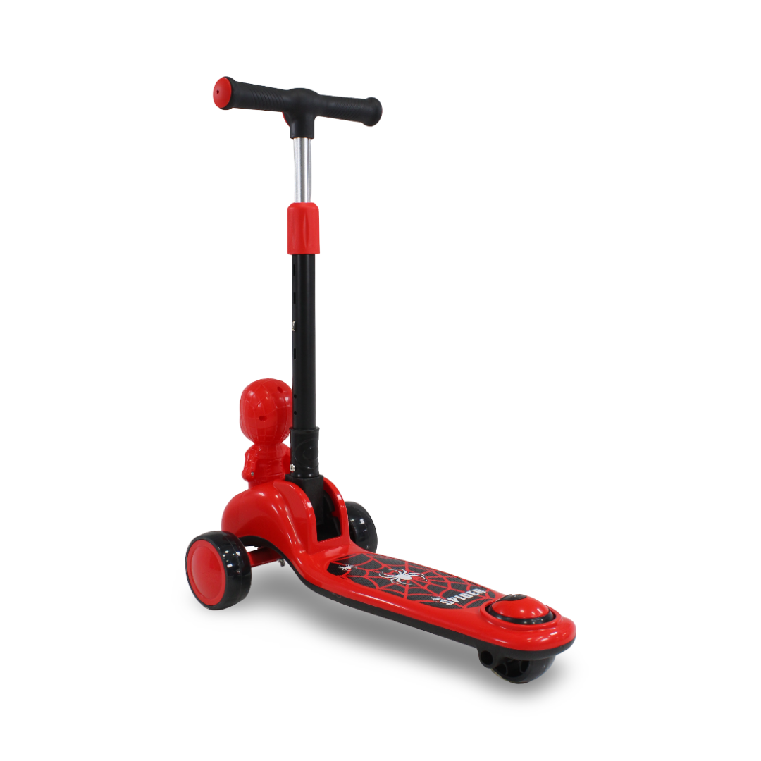 Spider-Man 3-Wheel Kids Scooter – Red