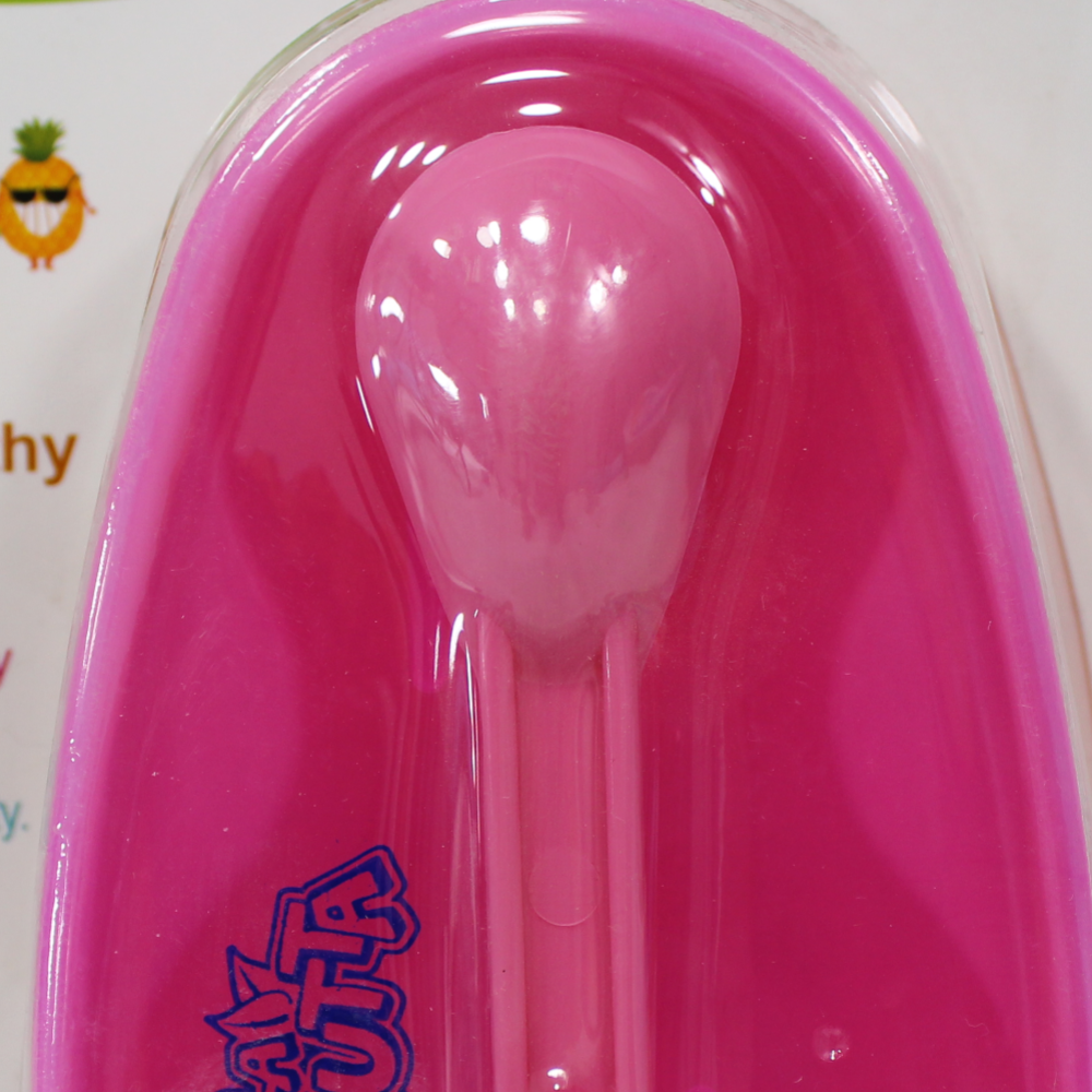 La Frutta Baby Plate and Spoon Set – Fuchsia