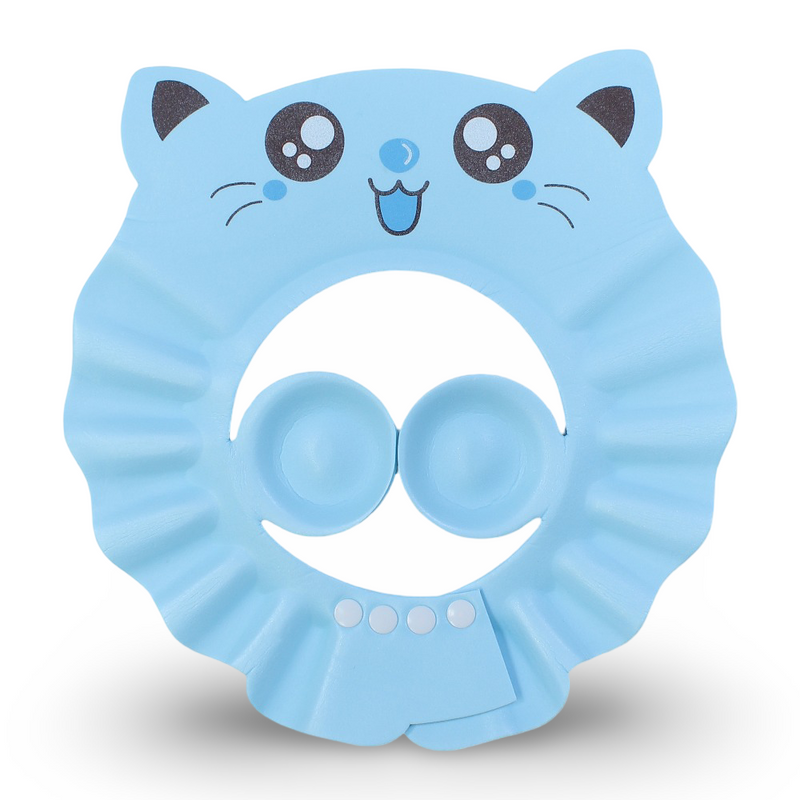 La Frutta Kitten Baby Shampoo Hat – Blue - Baby Essentials