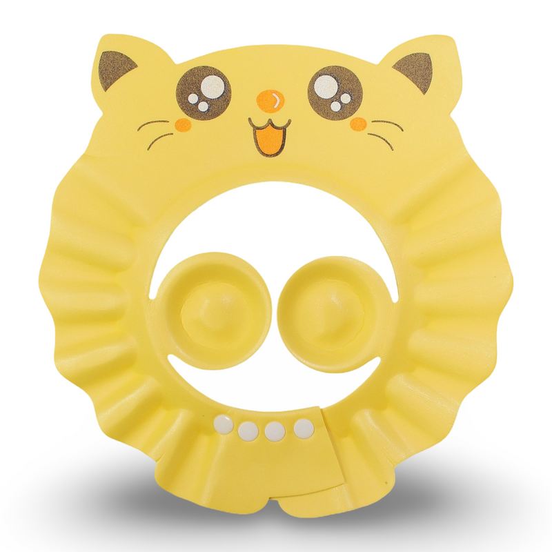 La Frutta Kitten Baby Shampoo Hat – Yellow - Baby Essentials