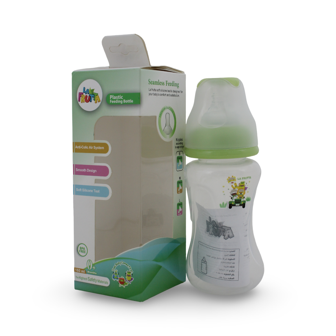 La Frutta Comfort Anti-Colic Baby Bottle 160ml – Green