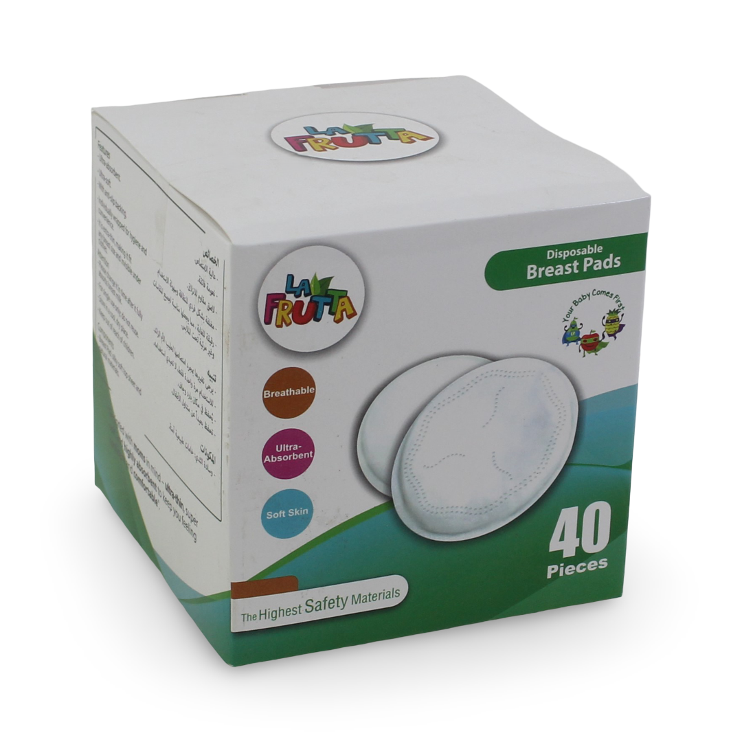 La Frutta Disposable Breast Pads – 40 Pcs - Baby Essentials (Consignment)