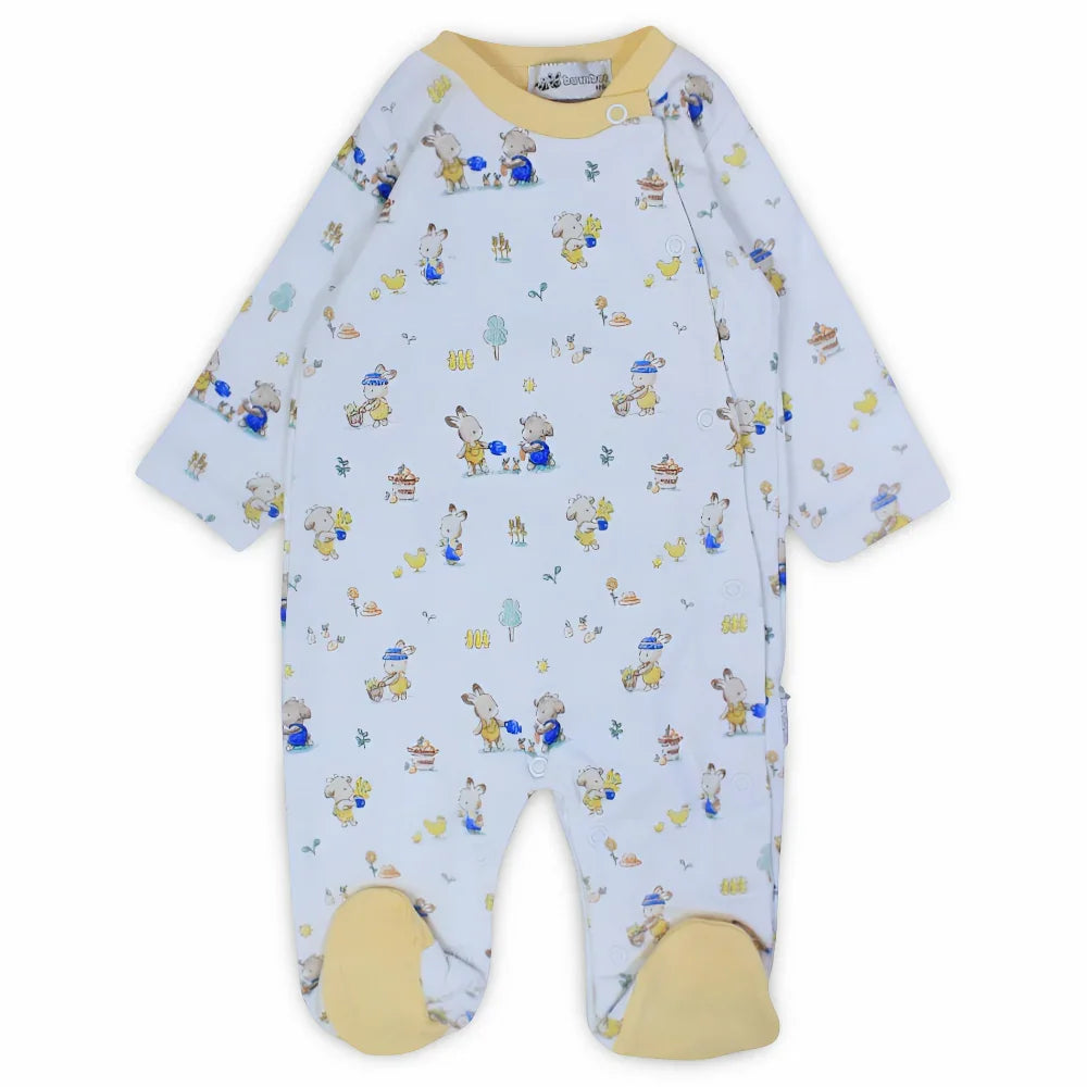 Unisex Cotton Baby Footie - Animals Design - Clothing - Bumber