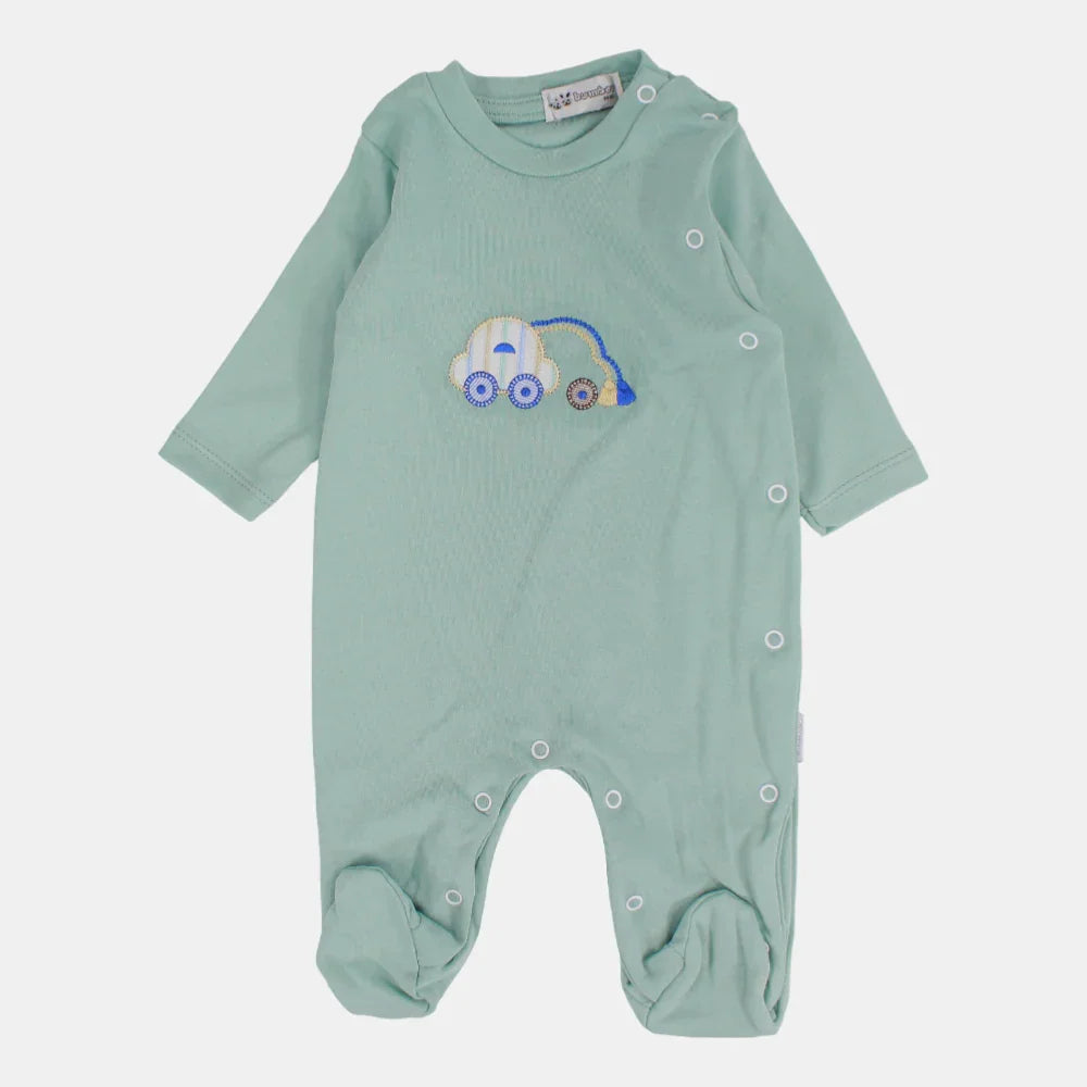 Cute Car Long-Sleeved Baby Footie - Clothing - Bumber