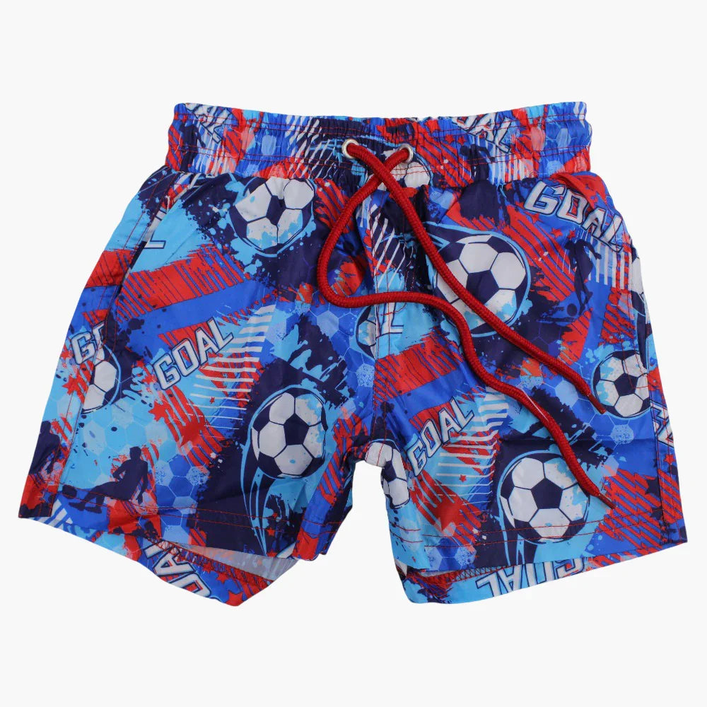 Boys Swim Shorts - Football Design - Clothing - I.Wear
