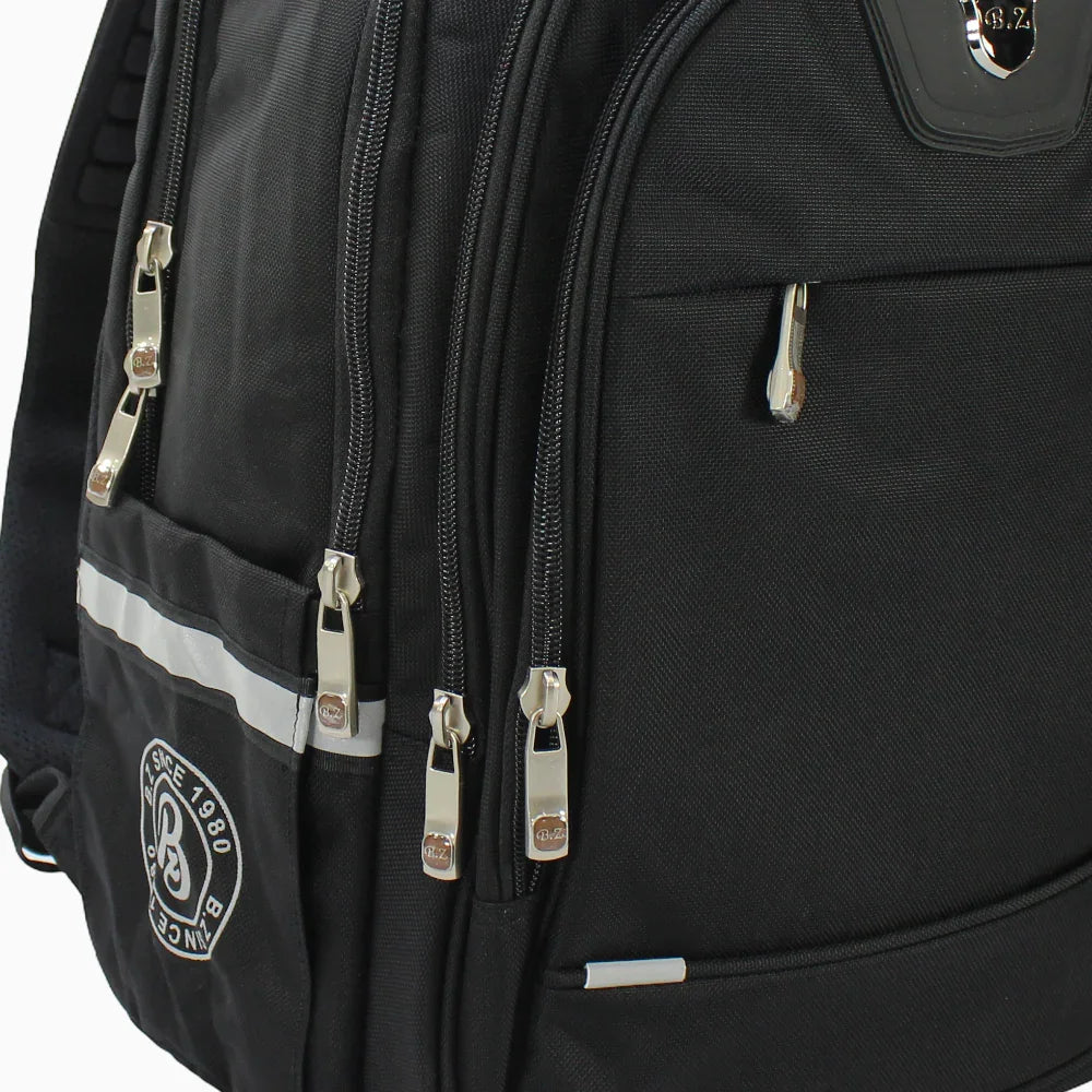 Black School Set - 20 Inches (Backpack + Pencil Case)