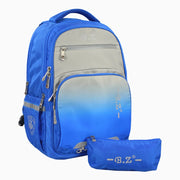 Blue School Set - 20 Inches (Backpack + Pencil Case)