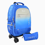 Blue School Set - 20 Inches (Backpack + Pencil Case)