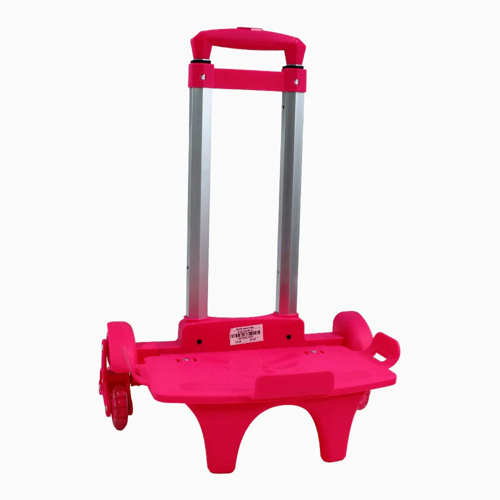 Foldable School Bag Cart - (17-18) Inches & Fuchsia - B.Z.