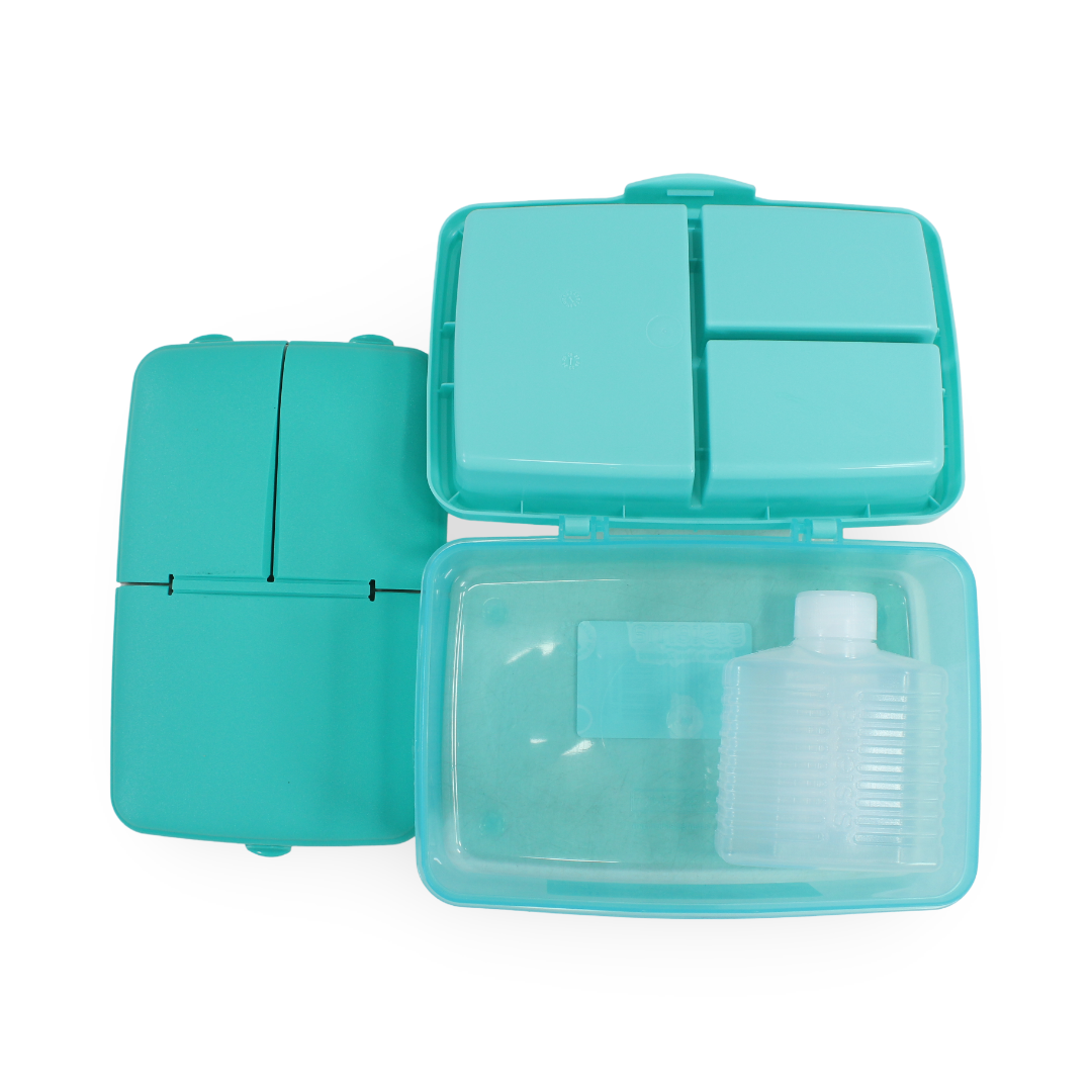 Sistema Slimline Quaddie Lunch Box 1.5L – Turquoise