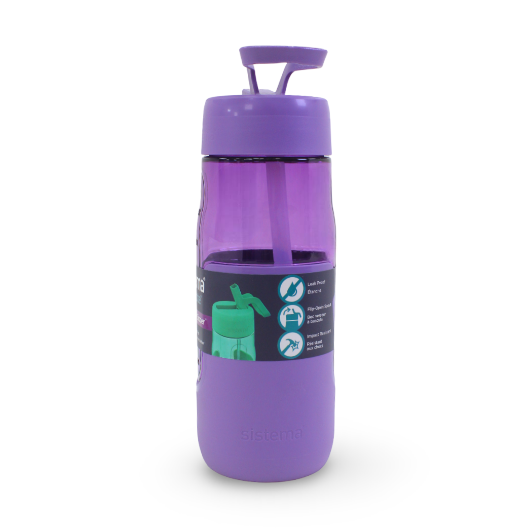 Sistema Hydrate Flip Sipper Insulated Water Bottle 1L – Purple