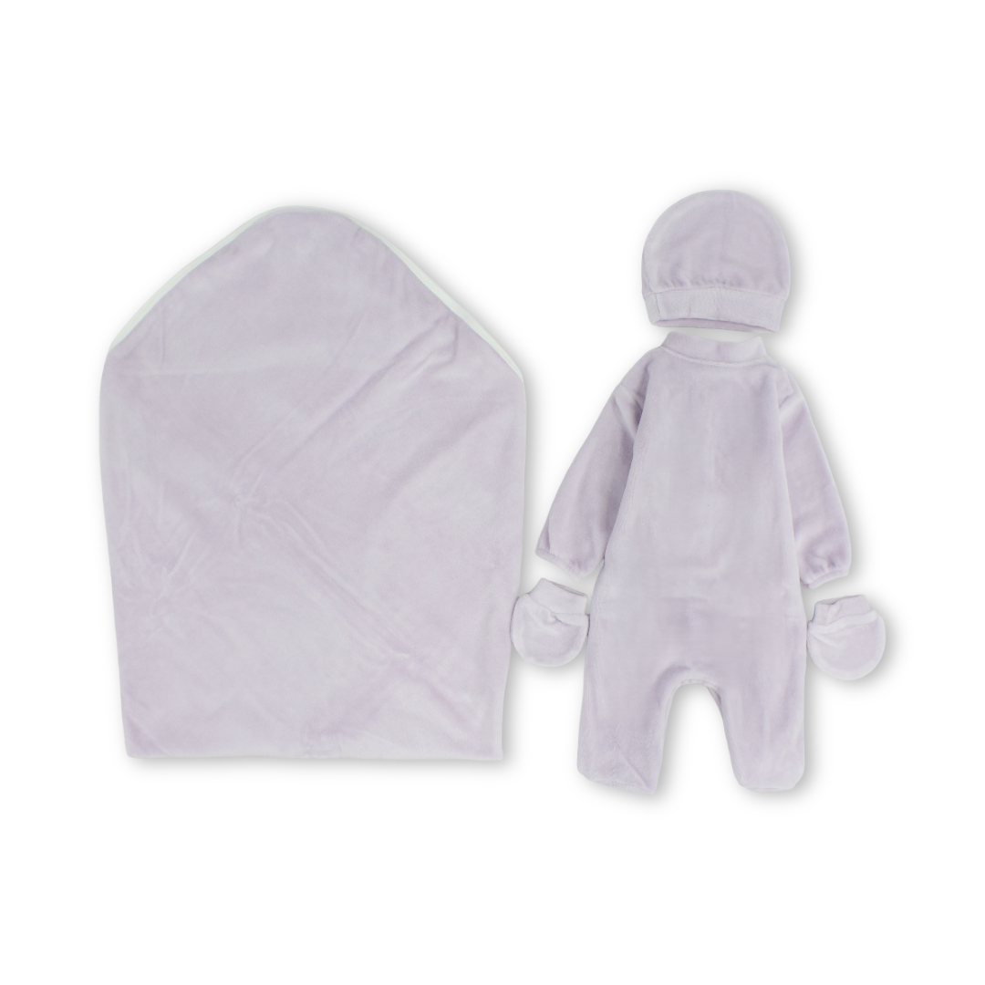 Baby Girls Velvet Gift Clothes Box – Lilac