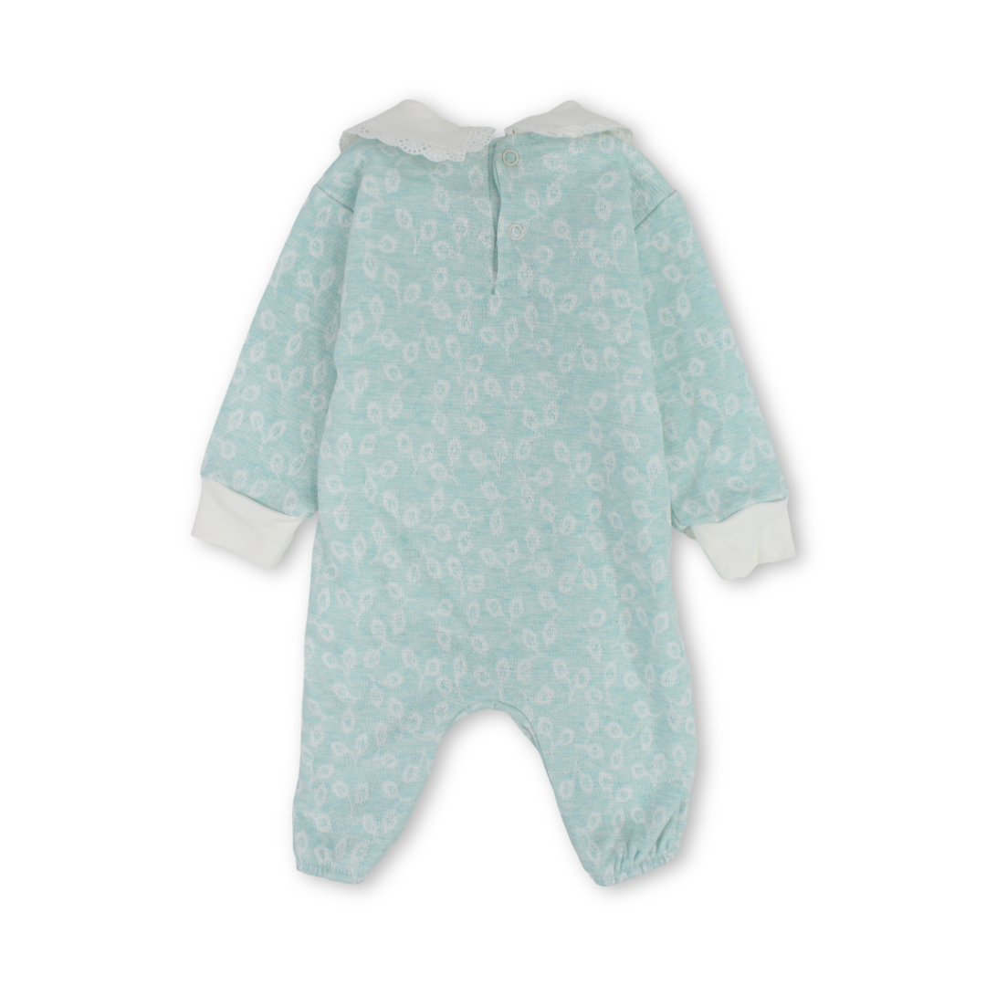 Baby Girls Cotton Footless Onesie – Bows Design