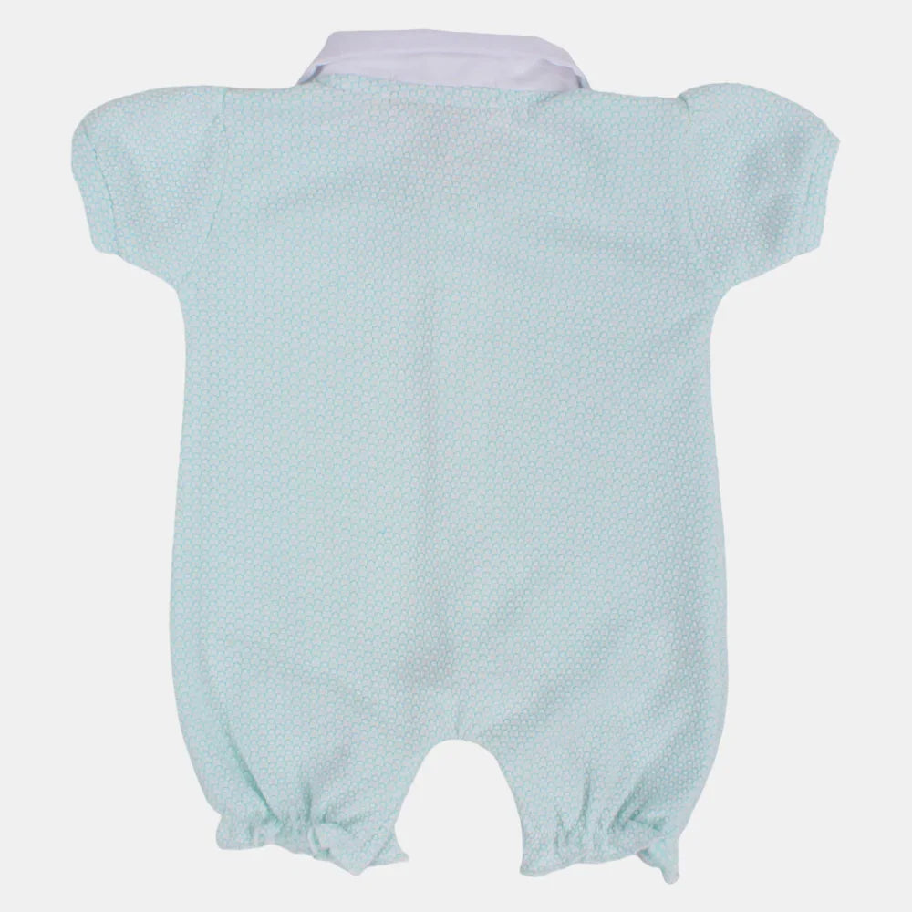 Baby Girls Cotton Romper - Pastel Colors