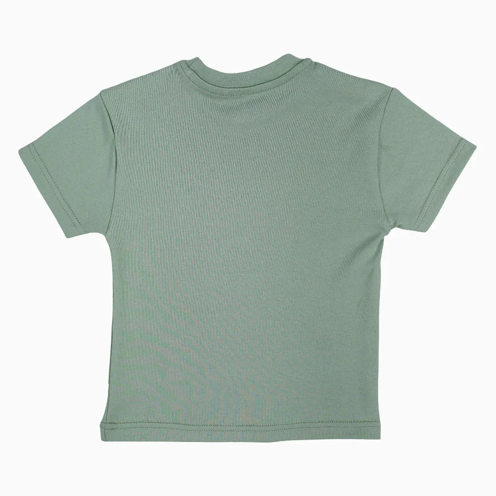 Unisex Cotton T-Shirt – Mint with Lemon Print