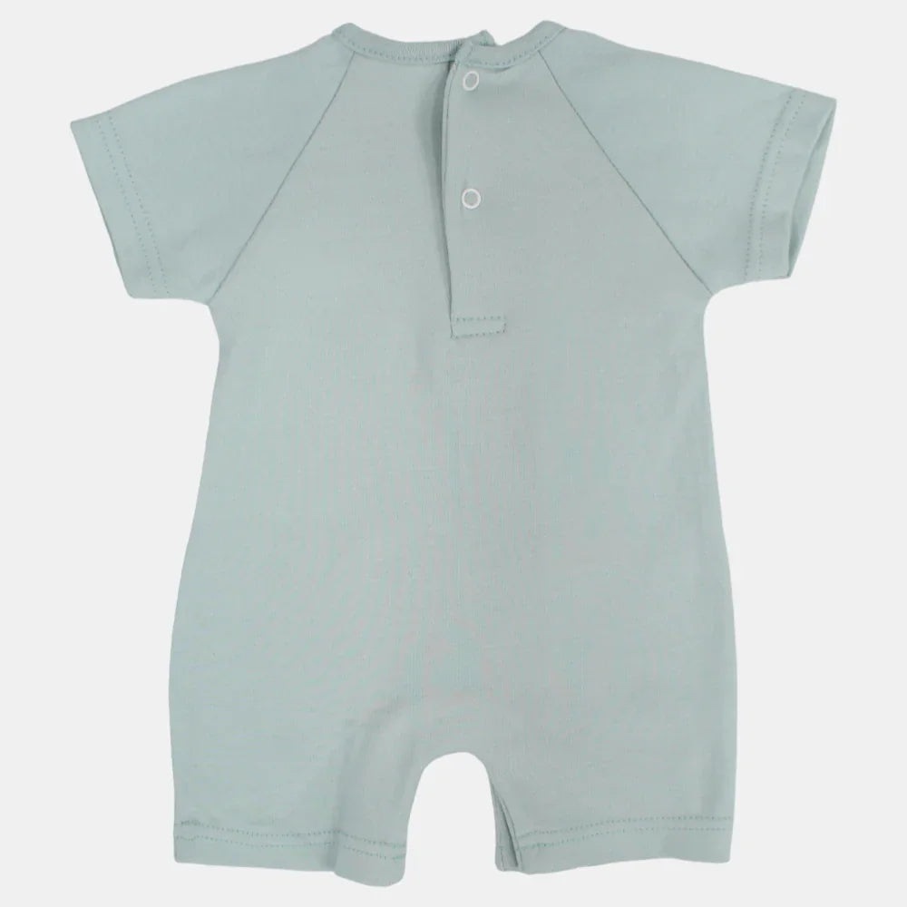 Unisex Baby Cotton Romper - "Feel the Beet" Design