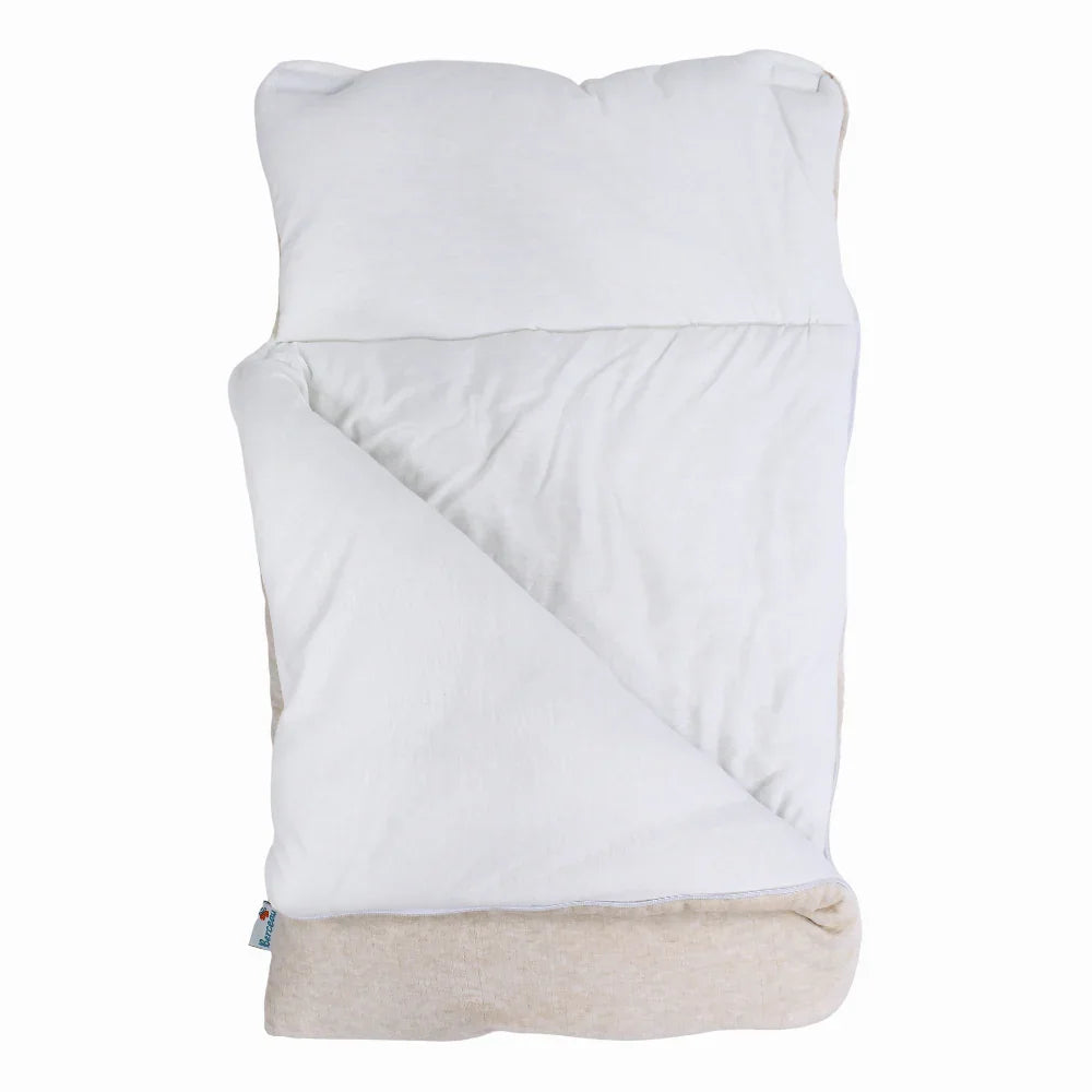 Unisex Velvet Baby Sleeping Bag with Hello World Print