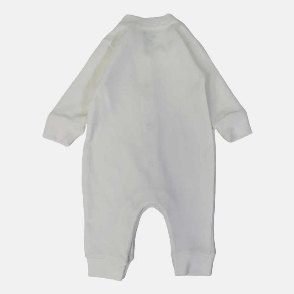 Baby Boys Cotton Footless Onesie – Fun Leopard Print
