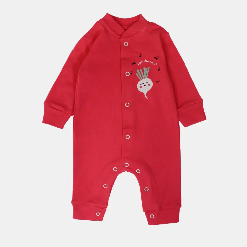 Singing Radish Long-Sleeved Footless Onesie - Clothing - Berceau