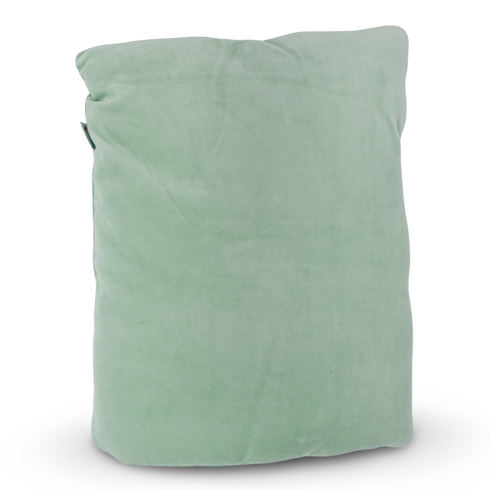 Baby Girls Velvet Baby Sleeping Bag – Mint with Bear Design